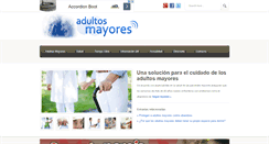Desktop Screenshot of adultos-mayores.net