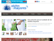 Tablet Screenshot of adultos-mayores.net